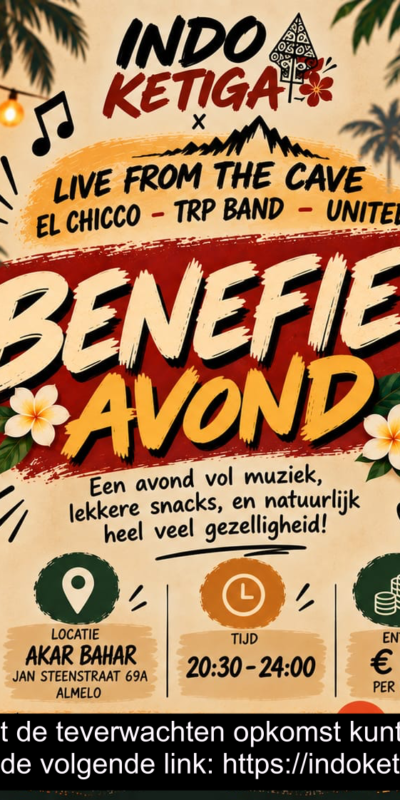 Benefiet Avond Live From The Cave